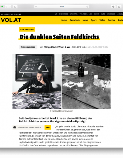 Vol.at - Artikel vom 11.03.2018 - zFealdkirch . behind the postcard